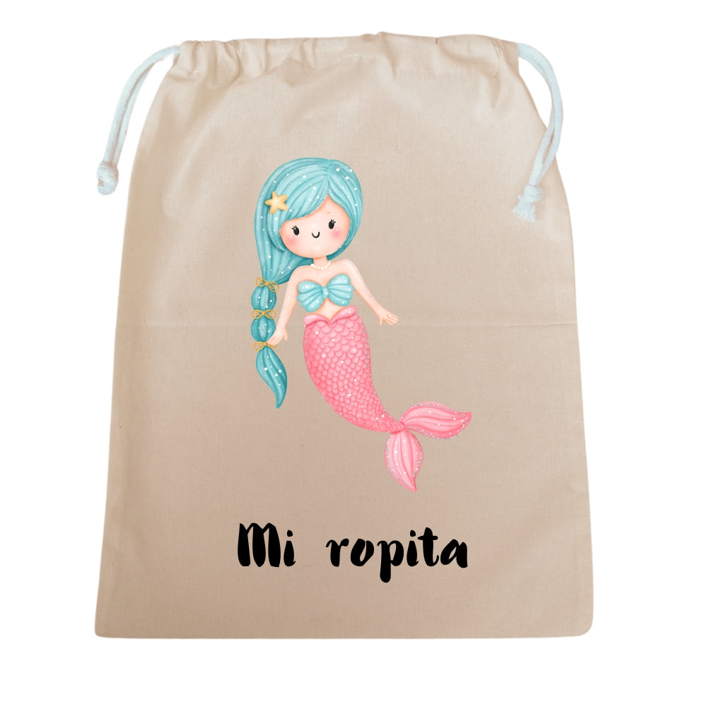 Bolsa infantil para guardar la muda de ropa