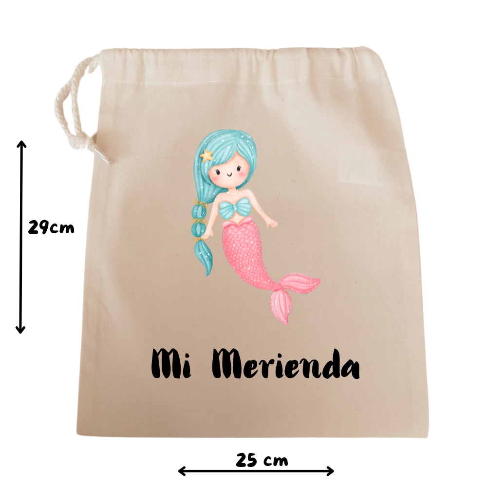 Bolsa Merienda Sirenita