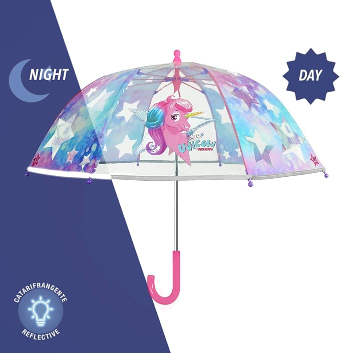🦄 Paraguas Infantil Unicornio Mágico: ¡Que la lluvia no pare la diversión!