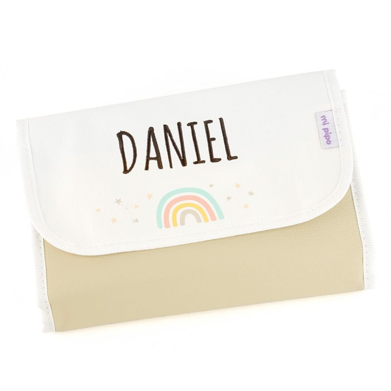 Porta pañales y toallitas personalizado  | Organizador bebé